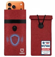 Premium Faraday Bags For Cell Phone EMF Blocker Case Protection Size 8inx4in ...