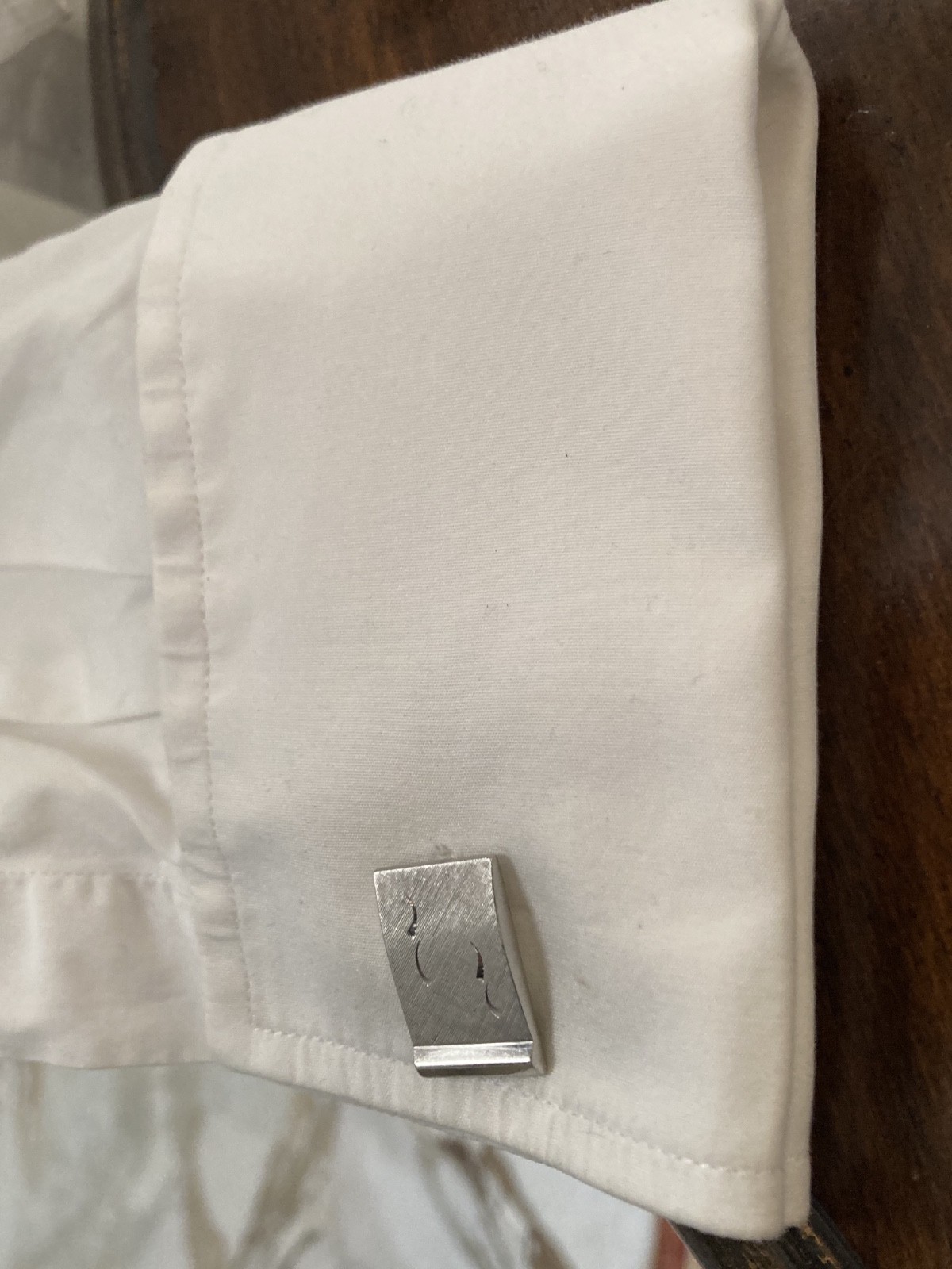 Vintage Swank Silver-Filled Rectangular Cufflinks… - image 12