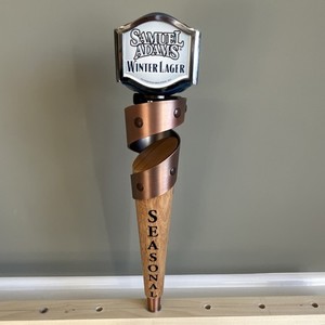Samuel Adams Seasonal Beer Tap Handle Wood Metal Barware