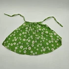 Vintage Barbie Clothes - MOD Era 7281 Free Moving PJ Green Flowered Skirt