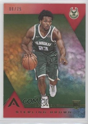 2017-18 Panini Ascension Base Red 6/75 Sterling Brown #139 Rookie RC 02v3