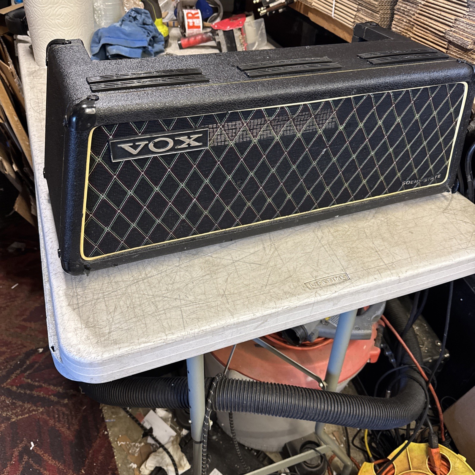 1966 Vox Royal Guardsman Amplifier Head Cabinet for parts  / Restore