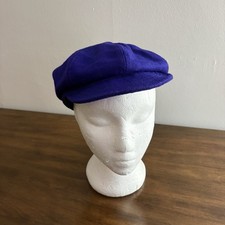 Vintage Liz Claiborne Women  s Purple Hat Viscose Wool Rich Old Money
