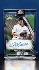 Andy Pettitte 2024 Topps Chrome Black Autographs Green Refractor #CBA-APE #39/99