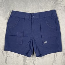 Nike 1987 Archive Reissue Utility Cargo Shorts Navy Men s Large Vintage Y2K