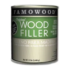Famowood 36001126 Wood Filler, Pail, Natural/Tupelo, Original Wood Filler