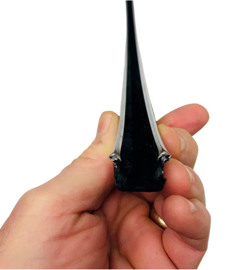 For 1930-1962 DeSoto Chrome Beaded Flexible Window Glass Run Channel - Image 4 of 4