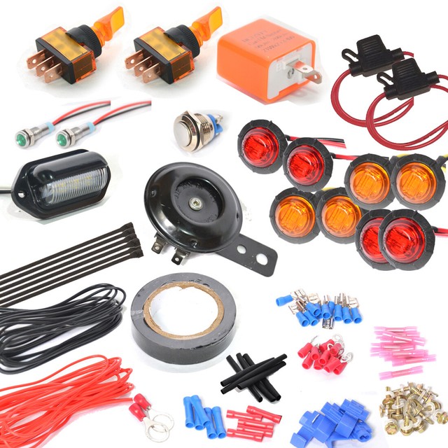 Yamaha Wolverine Turn Signal Horn Kit Street Legal RSPEC EPS LED X2