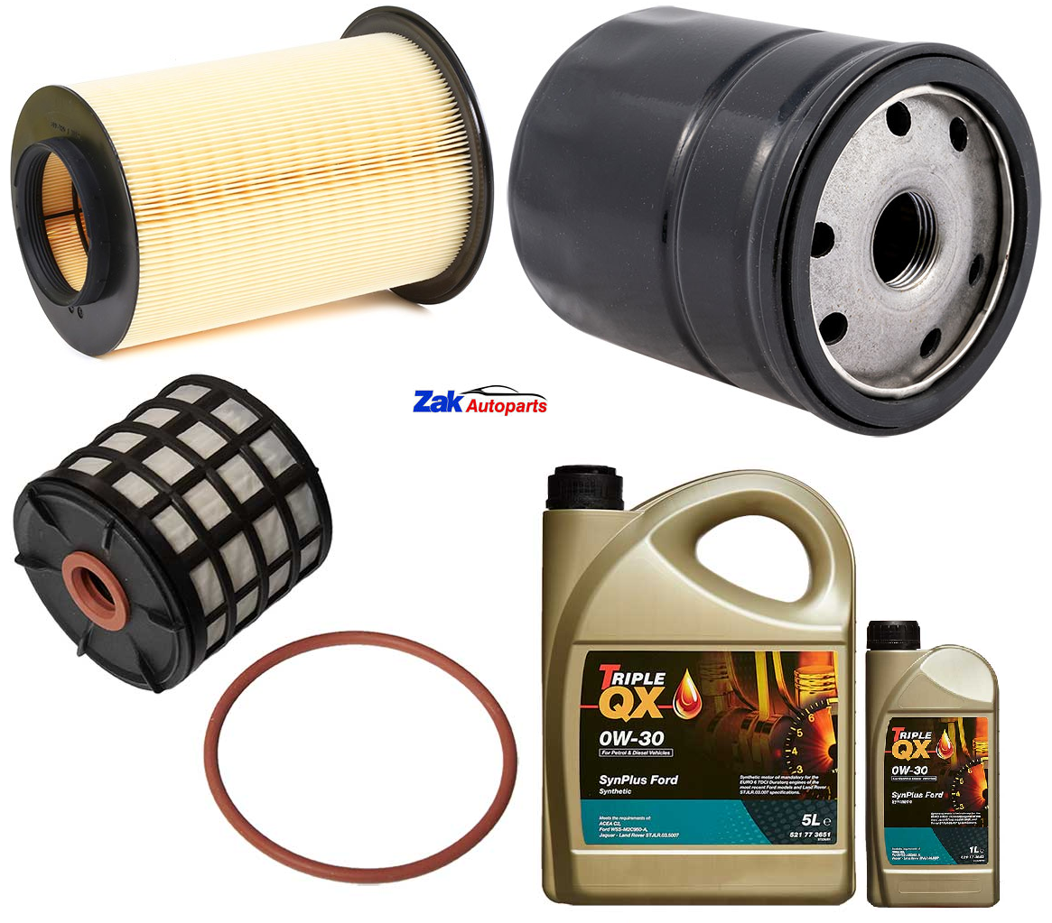 6lt Filter For Ford Kuga 2.0 TDCi 2015-2018 Oil Air Diesel Fuel Filters 6LT 0w30 ...
