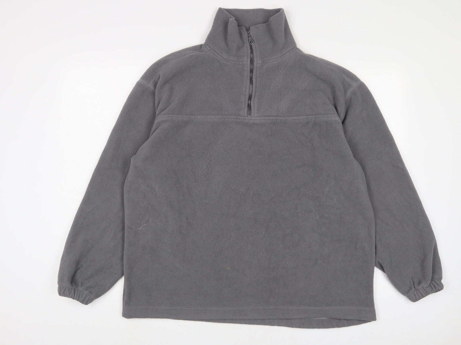 Soks Mens Grey Polyester Pullover Sweatshirt Size… - image 1