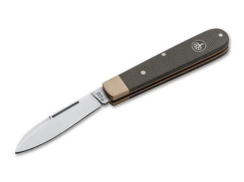 Boker Solingen Barlow Slip Joint Folding Knife 2.5" N690 Blade, Micarta