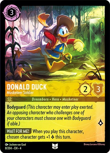 Legendary 2024 Disney Lorcana TCG Donald Duck Buccaneer 179/204
