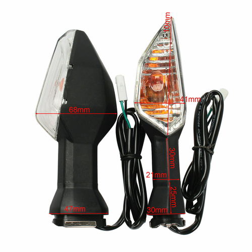 Señales de giro para KAWASAKI NINJA 1000/650 Z 125 KLZ Versys 1000 ER-6N ZRX 1200 - Imagen 13 de 14