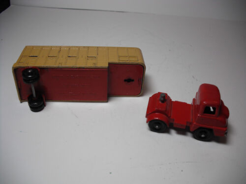 MATCHBOX MAJOR PACK #7A JENNINGS CATTLE TRUCK V1 MODIFIED TO V2 BPW XLNT! - Picture 9 of 9