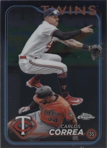 その他 CARLOS CORREA bowman refractor auto 2024 Bowman's Best Chrome Refractor #40 Carlos Correa - Minnesota