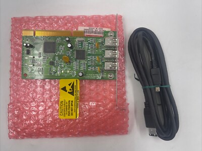 ADAPTEC AFW-4300A LP UNIV HOST ADAPTER PCI 3 PORT 1973600  WITH Cable