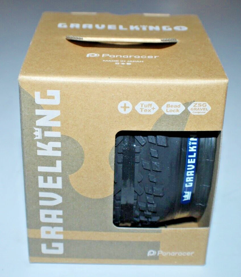 2024 Panaracer GravelKing X1+ 700x35 Black Tubeless Knobby Gravel Free Shipping! - Image 2 of 4