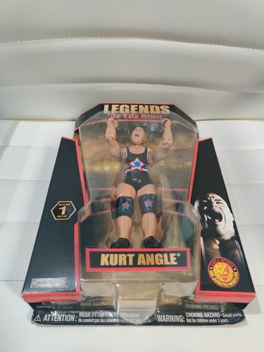 TNA Legends Of The Ring Kurt Angle Series 1 Figure Jakks Pacific 2010 New NJPW - Picture 4 of 4