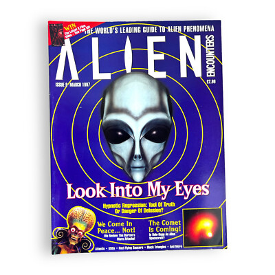 Alien Encounters Magazine Issue 9 Mar 1997 Mars Attacks Hypnotic Regression UFO