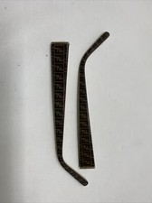 FENDI F 735 281 130mm BROWN SIG LOGO PRINT TEMPLE ARM PARTS -M14