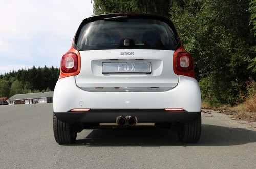 Silenciador deportivo de escape Fox para Smart Fortwo 453 1,0 l 52 kW - Imagen 3 de 9