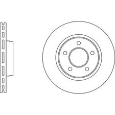 Apec Blue Brake Disc - Front SDK6802 Fits Volvo V40 - OE Specification & Quality