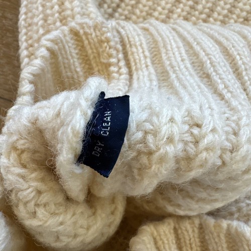 Polo Ralph Lauren Sweater Mens M Heavy Chunky Knit Wool Fisherman Vintage 90s - Picture 8 of 8
