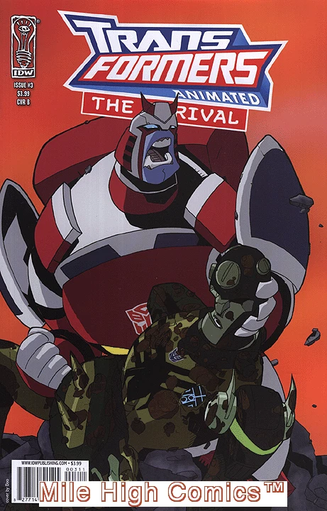 TRANSFORMERS ANIMATED ARRIVAL 2008 Series 3 B Near Mint Comics