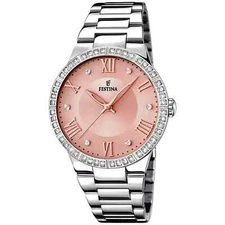 Festina F16719/3 Women's Boyfriend Pink Dial Watch