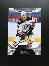 2022-23 MVP Base Silver Script #40 Troy Terry Anaheim Ducks