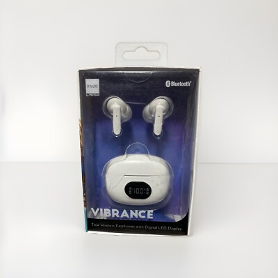   New Muze Vivitar Bluetooth VIBRANCE True Wireless Earphones Digital display