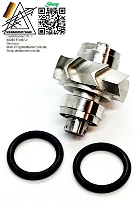 MARKENLOS Rotor passend für Siemens Sirona T1 Control TC3 +Keramiklager Made in Germany