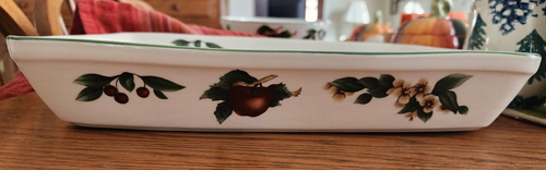 Cade's Cove Casserole Baking Pan 12 1/2" W Rectangular Citation Stoneware Red ! - Picture 13 of 18