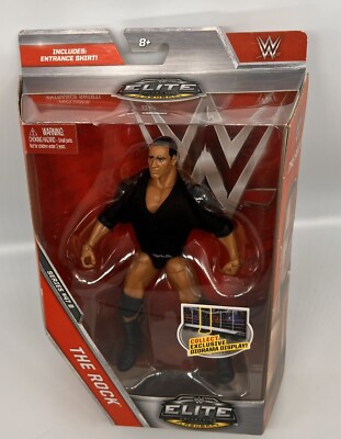 The Rock WWE Mattel Elite Series 47B Figure Dwayne Johnson Flashback Legends New