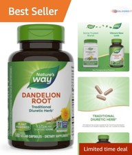 Nature  s Way Dandelion Root - 100 Gluten-Free Capsules for Digestive Health