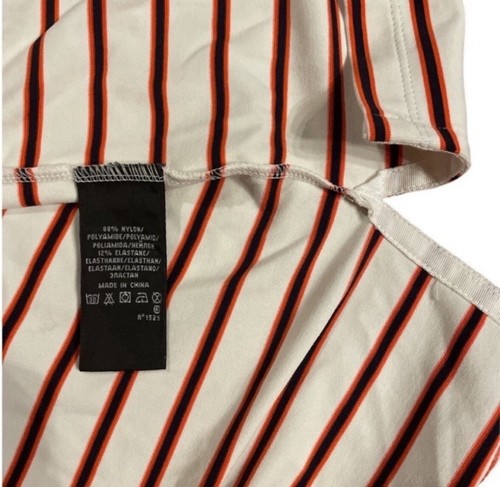 RLX Ralph Lauren Polo White with Blue and Red Stripes Size Large Golf Designer - Picture 3 of 6