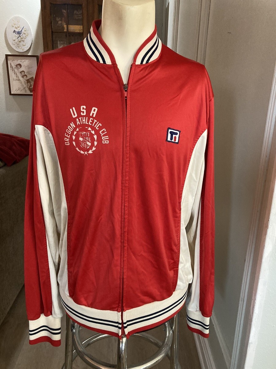 Vintage 1980's TI Track Jacket Oregon Athletic Club M/L USA Vintage 1980's TI Track Jacket Oregon Athletic Club M/L USA