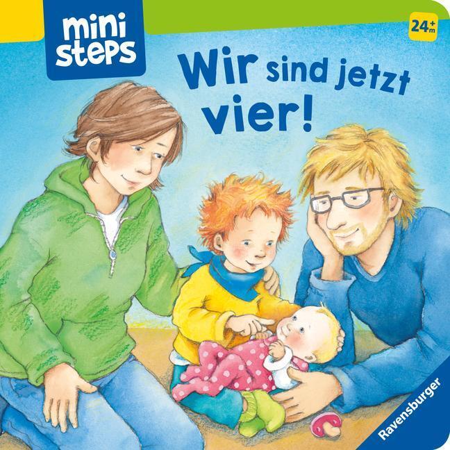 Thumbnail - Ministeps: Wir Sind Jetzt Vier | Ab 24 Monaten | Sabine Cuno | Buch |