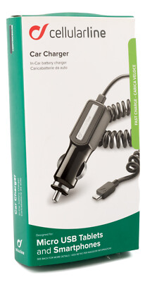 Kfz Ladegerät Micro USB CELLULARLINE Zigarettenanzünder Netzteil Auto PKW 807