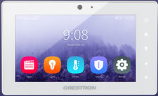 Crestron TSW-560-W-S 5" Touch Screen White with TSW-560-TTK-W-S Table Stand