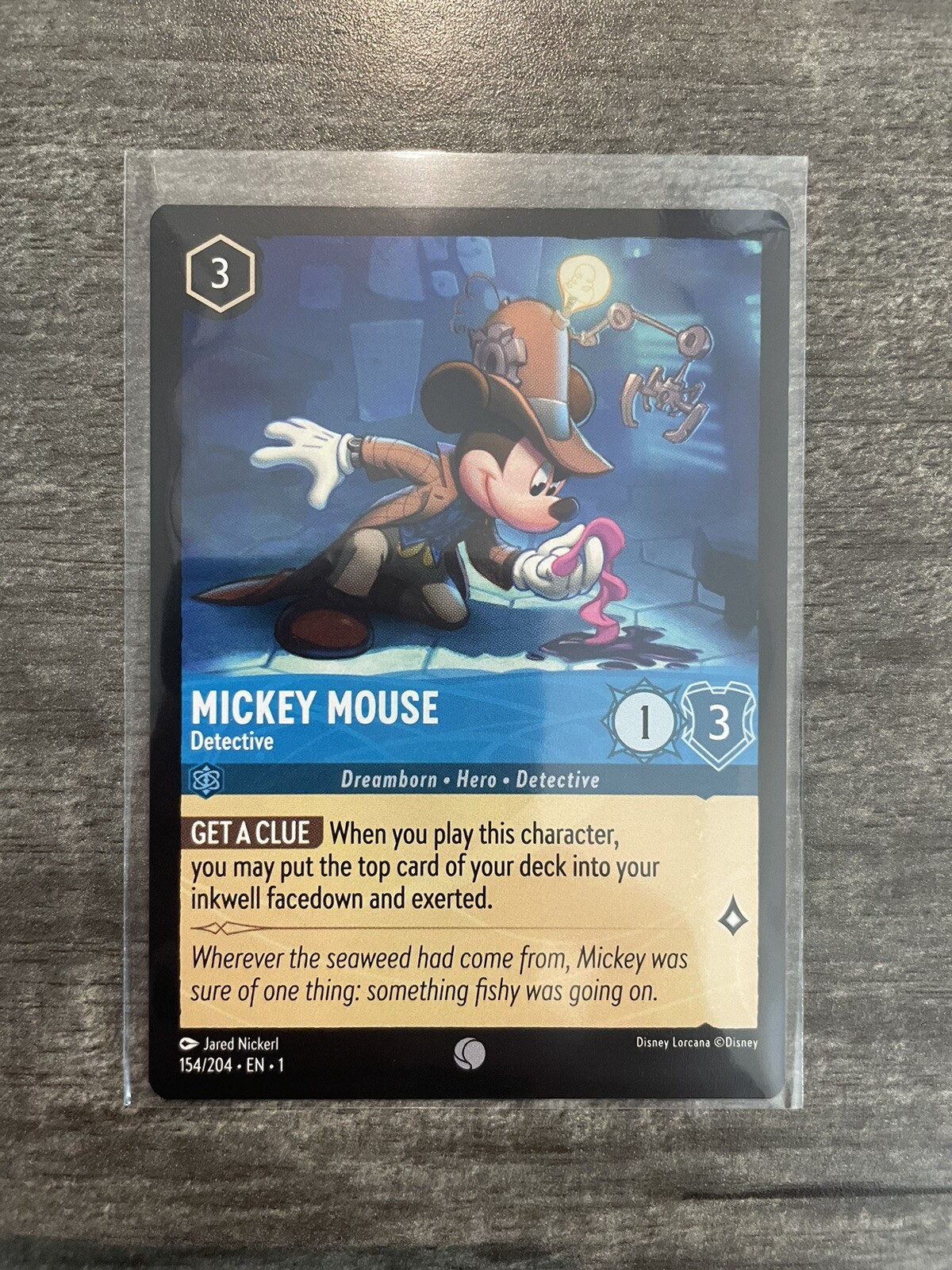 Lorcana Mickey Mouse - Detective (154/216) The First Chapter NM