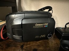 JVC Compact VHS Camcorder With Battery And Bag Untested GR-AXM10U