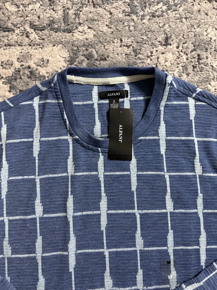 Alfani Men’s Long Sleeve Shirt Size Medium Blue NWT - Image 4 of 4