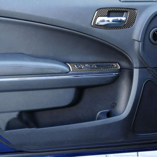 65Pcs Carbon Fiber Kits Whole Interior Trim Cover For Dodge Charger 15-22 - Bild 4 von 15