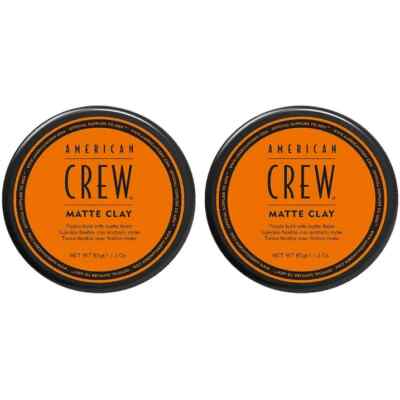 American Crew Matte Clay, Medium/High Hold, 3oz (Pack of 2)