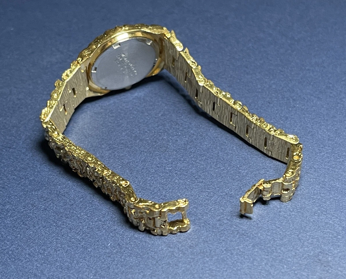 Benrus gold cheap nugget watch