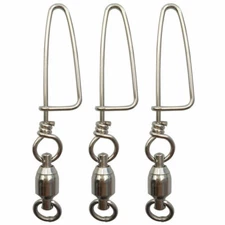 Ball Bearing Swivel w/ Coastlock Snap: 45lb-440lb #2 #3 #4 #5 #6 #9 - 25/50 pack