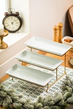 Large 3-Tier Plate Rack Multi-Plate Folding Reinforced Rack