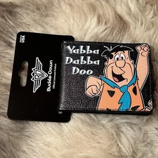 NWT Buckle-Down Men's Bi-Fold Wallet - Fred Flintstone Yabba Dabba Doo Design