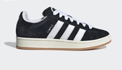 adidas Originals Men's Campus 00S Shoes HQ8708 Black/White Size US